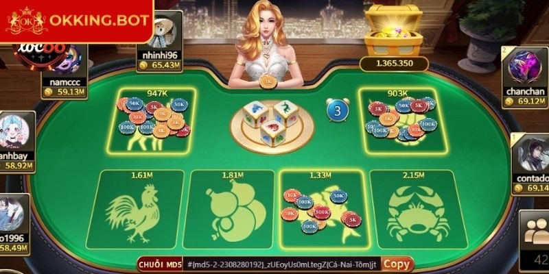 Bầu Cua OKKING – Giải Trí Dễ Chơi, Nhận Thưởng Liền Tay 1 Giới thiệu sơ lược bầu cua OKKING