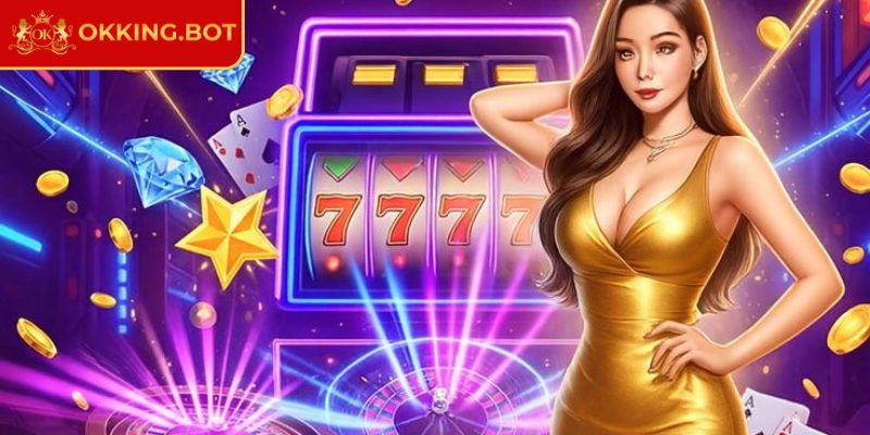 Biệt Đội Mỹ Nữ OKKING – Game Nổ Hũ Nóng Bỏng Khó Cưỡng 1 Âm thanh chiến đấu sống động, tăng cao trào