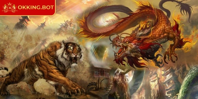 Trải Nghiệm Dragon Tiger OKKING Đỉnh Cao Tại Sảnh Game 3 Dealer xinh đẹp luôn tương tác trực tiếp với cược thủ